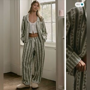 Lyrebird Printed Quilted PJ SET